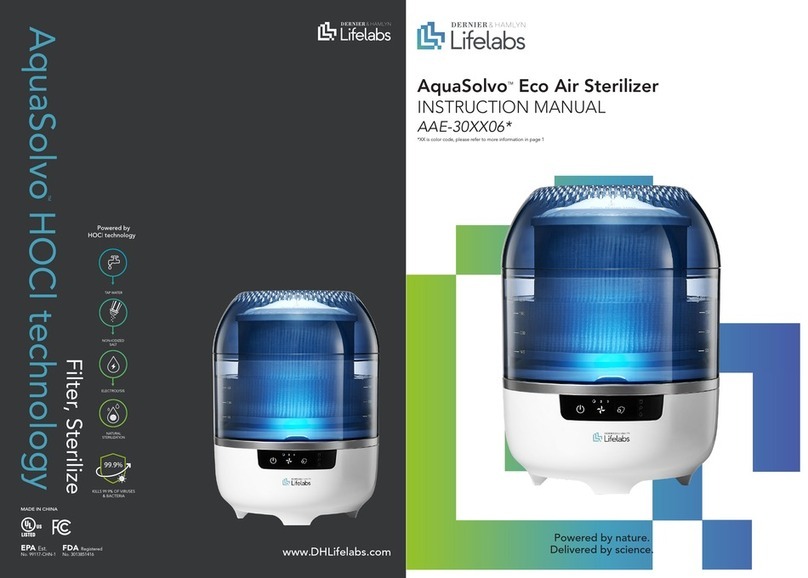 DH Lifelabs AquaSolvo AAE-30 06 Series instruction manual DH Lifelabs AquaSolvo AAE-30 06 Series instruction manual