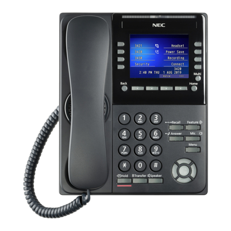 NEC DT900 Series User manual