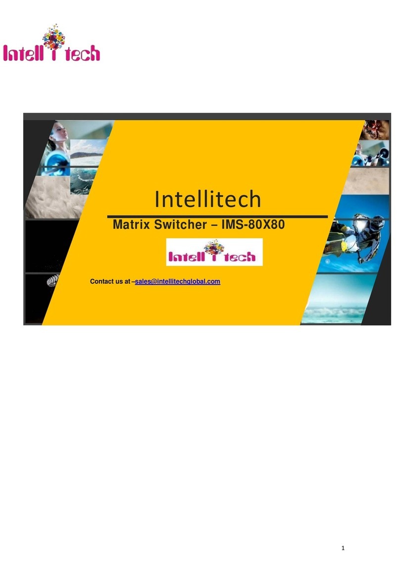 IntelliTech IMS-80X80 User manual