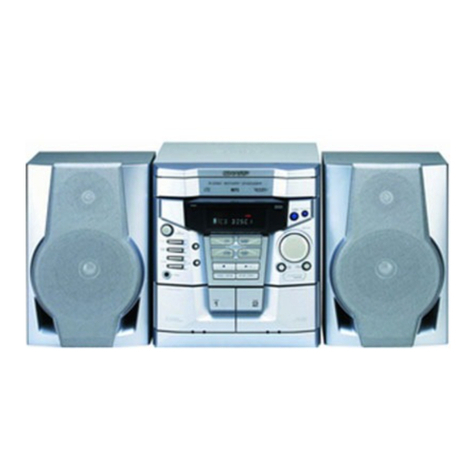 Sharp CD-MPX100E User manual