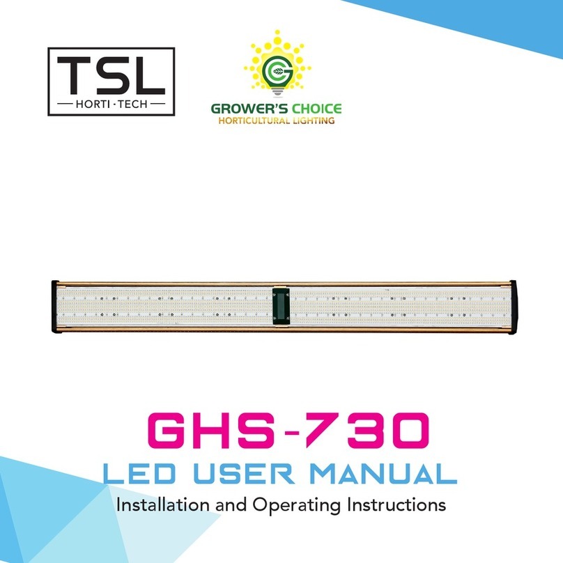 TSL Growers Choice GHS-730 user manual