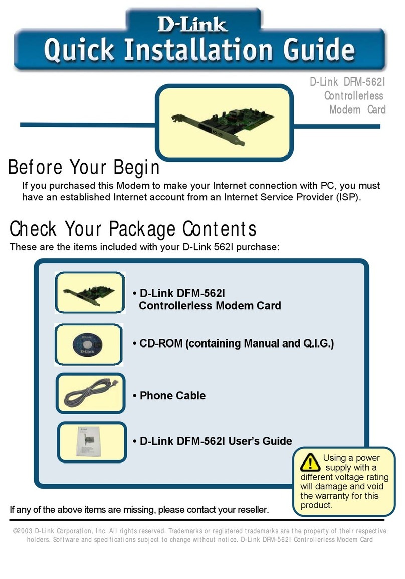 D-Link DFM 562I User manual