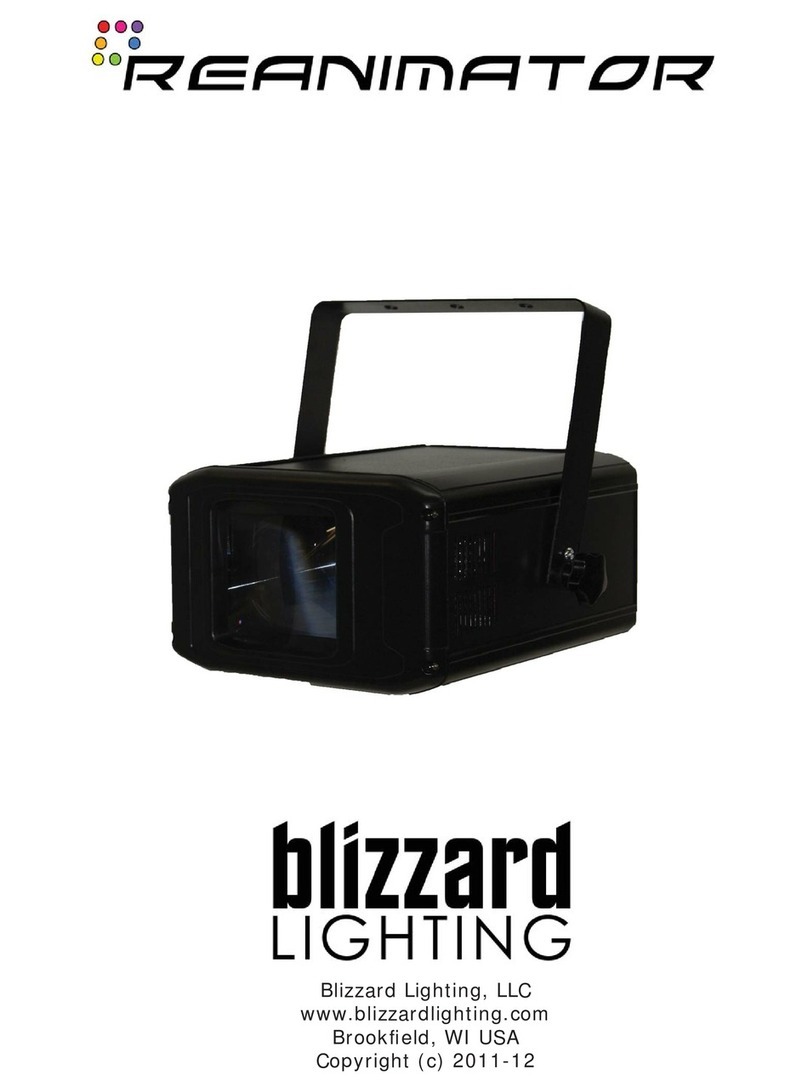 Blizzard Lighting REANIMATOR User manual