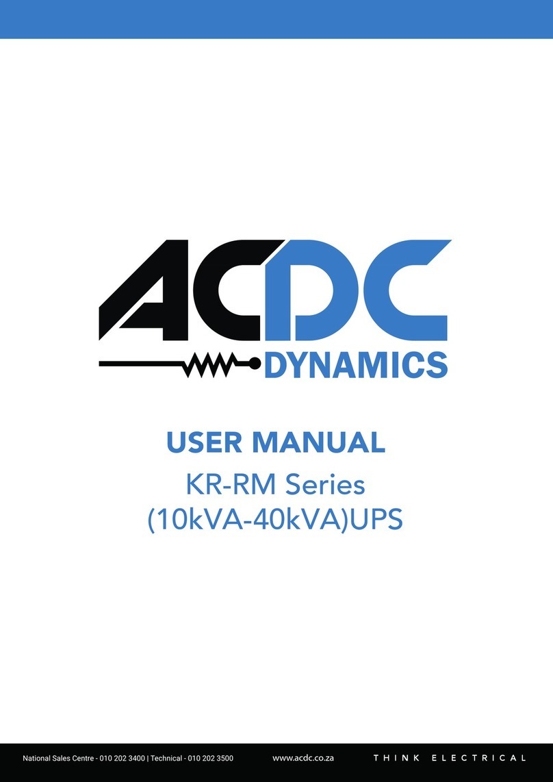 ACDC KR-RM Series user manual