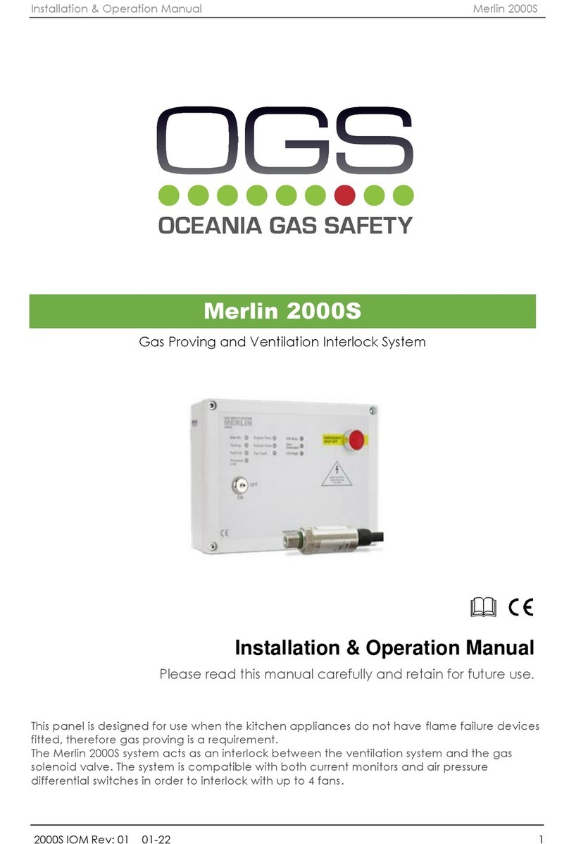 OGS Merlin 2000S Installation & operation manual