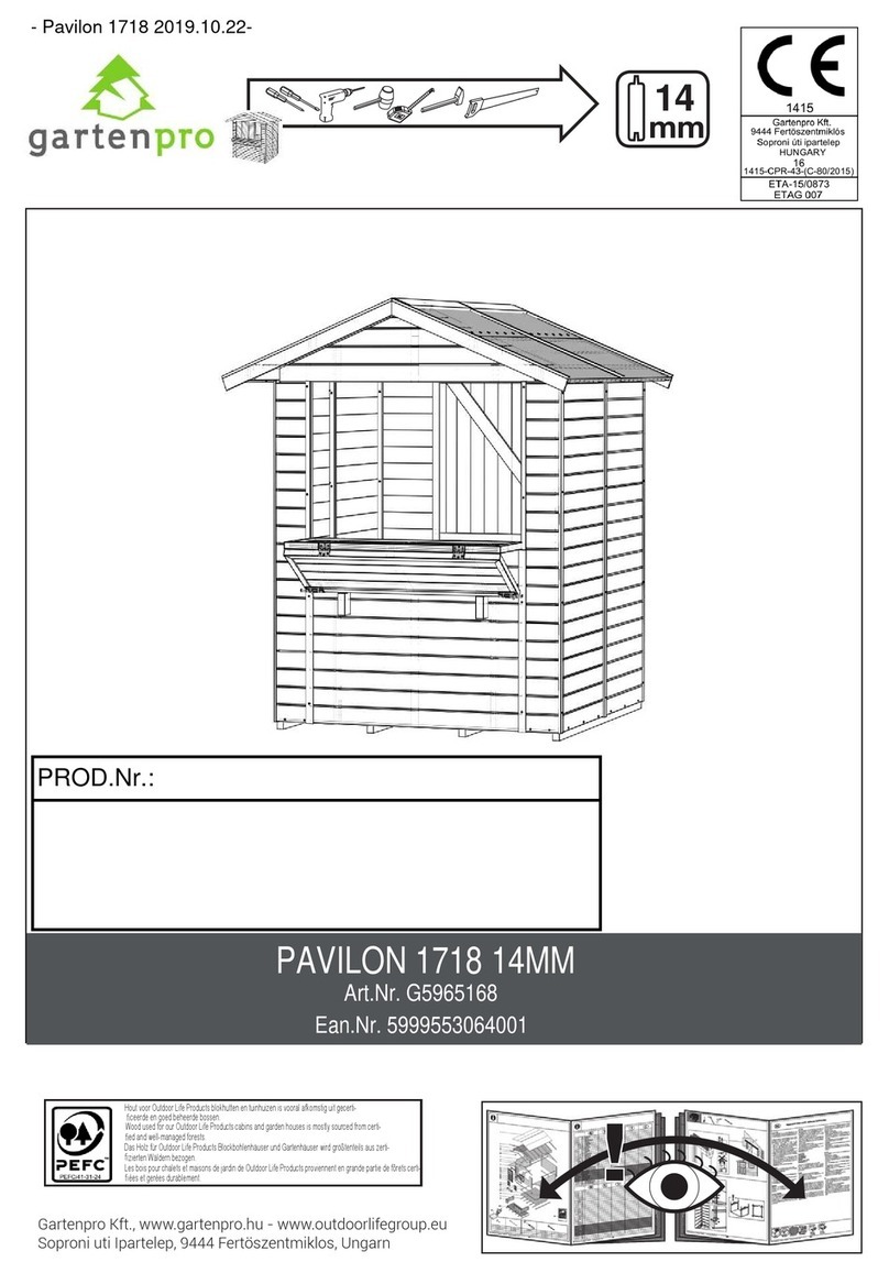 Gartenpro PAVILON 1718 manual