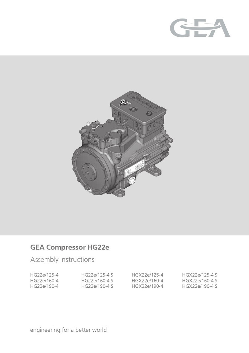 GEA HG22e/125-4 User manual GEA HG22e/125-4 User manual