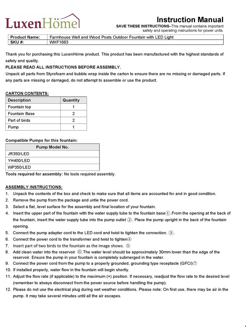 LuxenHome WHF1663 instruction manual