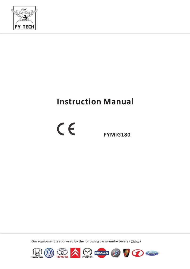 Fytech FYMIG180 User manual Fytech FYMIG180 User manual