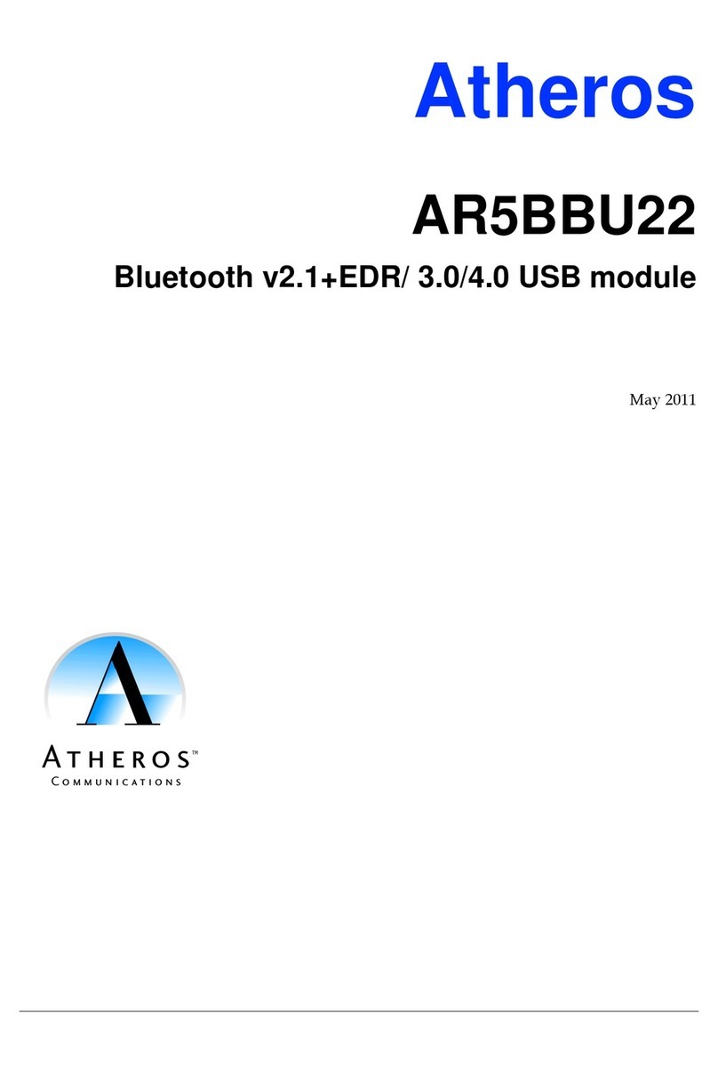 Atheros AR5BBU22 User manual