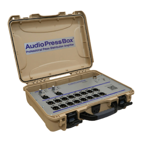 Audio Press Box APB-216 C owner's manual
