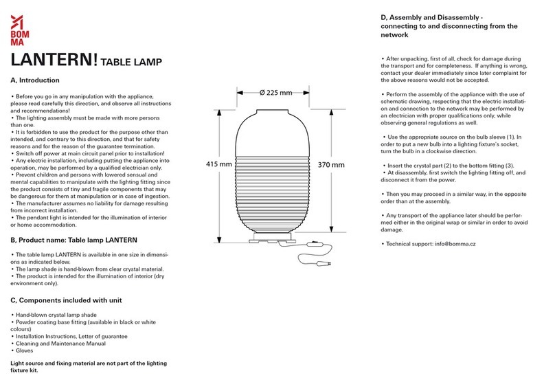 Bomma LANTERN quick start guide