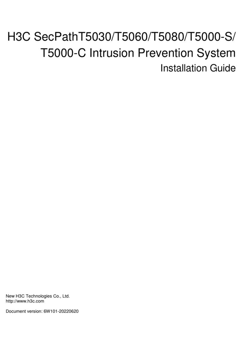 H3C SecPathT5030 installation guide