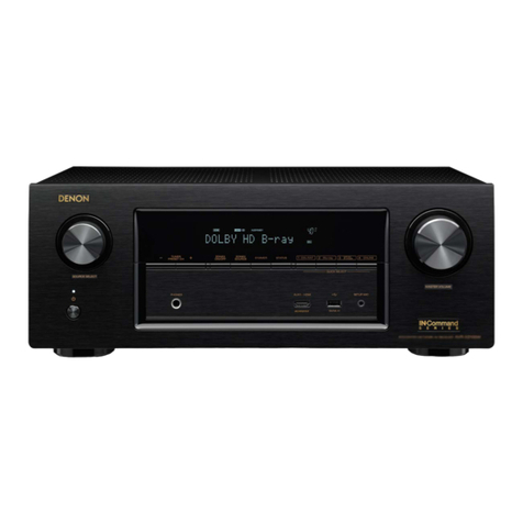 Denon AVR-X2300W User manual Denon AVR-X2300W User manual