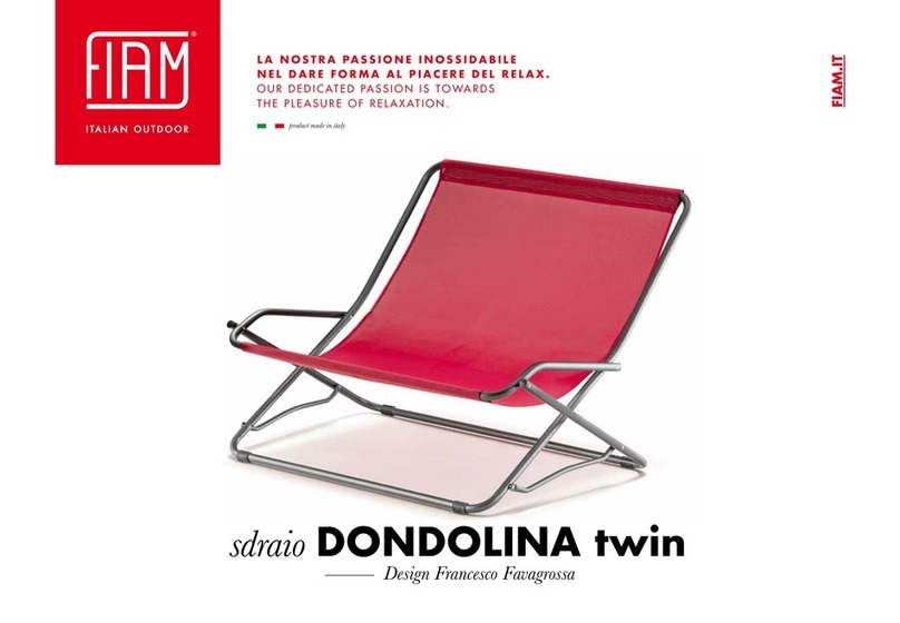 FIAM. sdraio DONDOLINA twin Manual