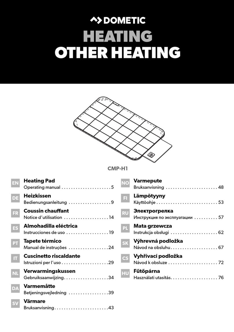Dometic CMP-H1 User manual
