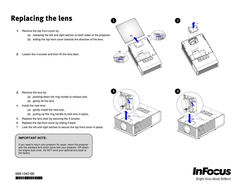 InFocus WT96 User manual