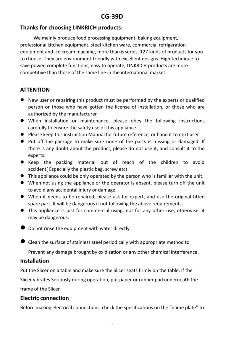 LINKRICH CG-39D User manual