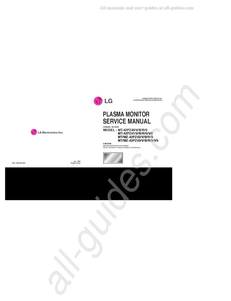 LG MT-42PZ40 User manual