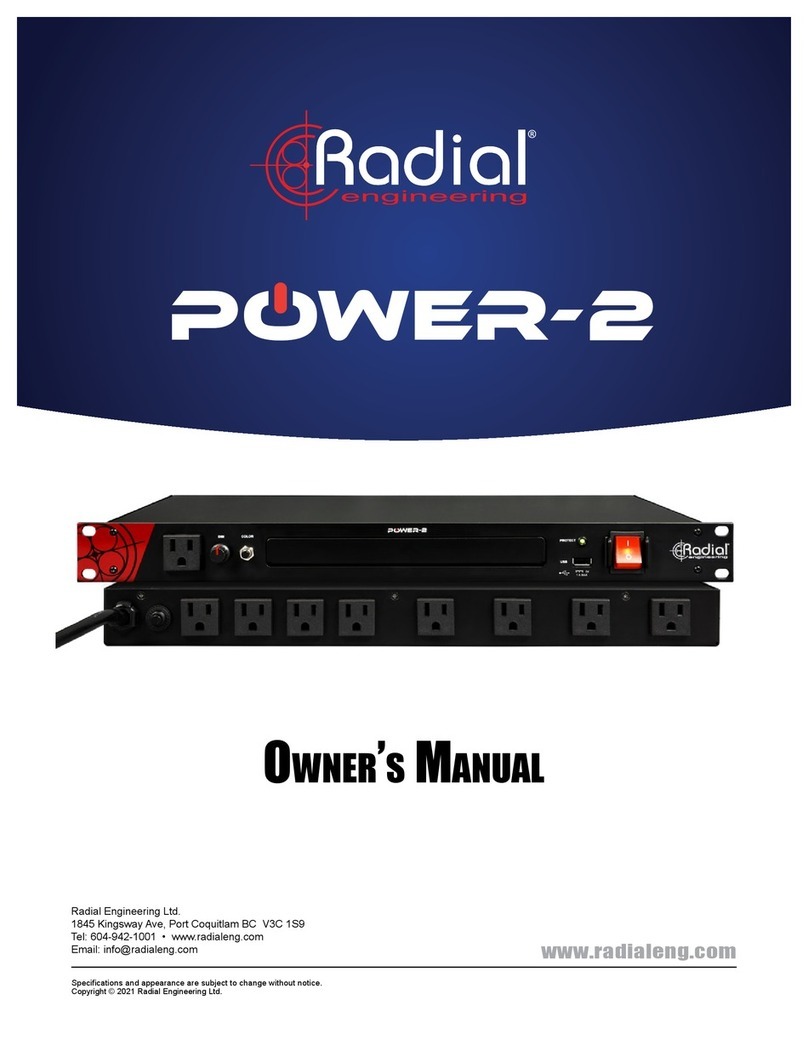 Radial Engineering Power-2 User manual