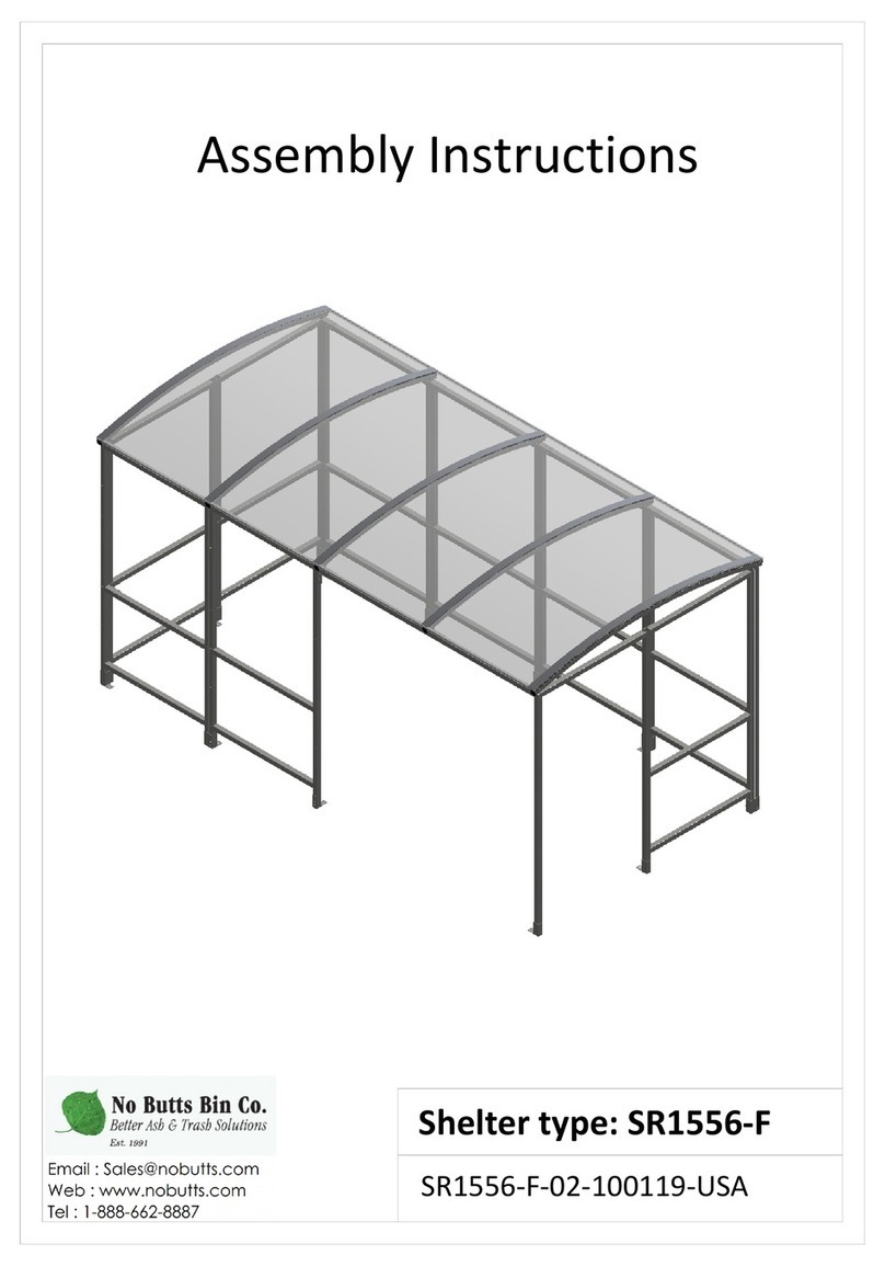 No Butts Bin SR1556-F User manual