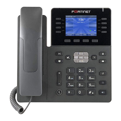 Fortinet FON-380 quick start guide
