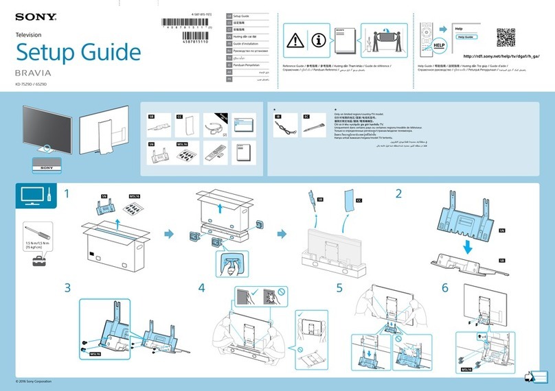 Sony BRAVIA KD-75Z9D User manual