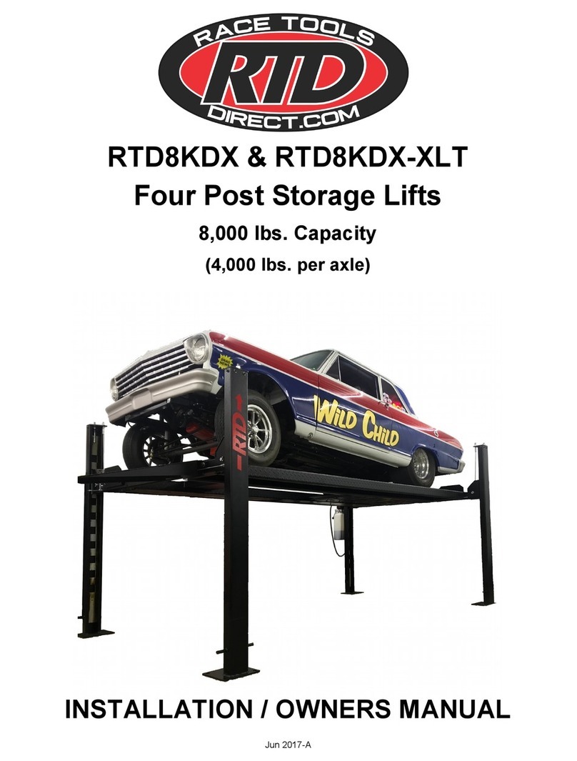 rtd RTD8KDX Installation & owner's manual