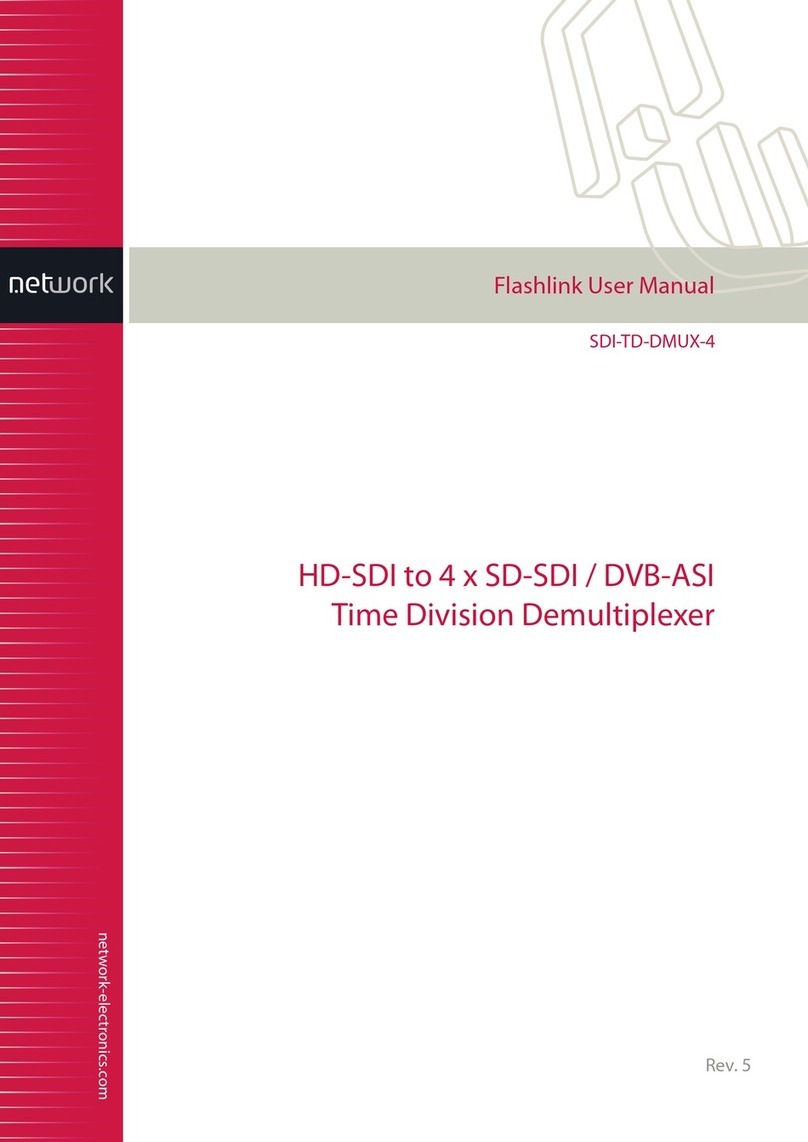 Network Electronics SDI-TD-DMUX-4 user manual