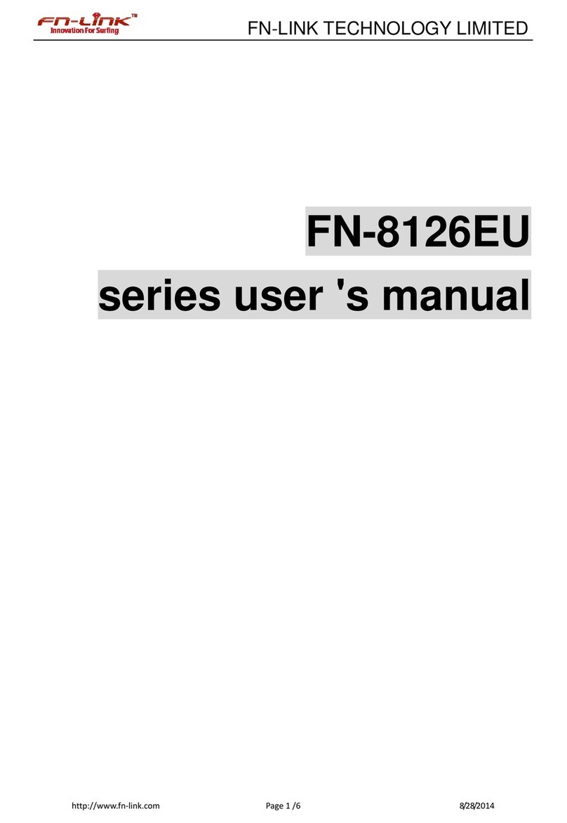 Fn-Link FN-8126EU Series user manual