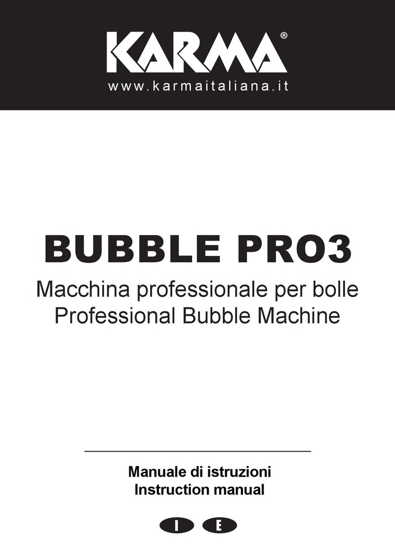 Karma BUBBLE PRO3 User manual