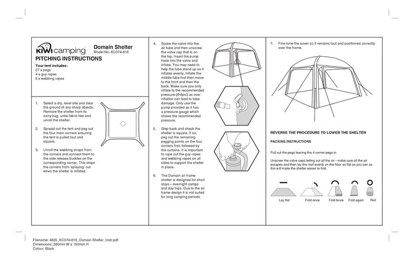 Kiwi Camping KC074-818 Configuration guide