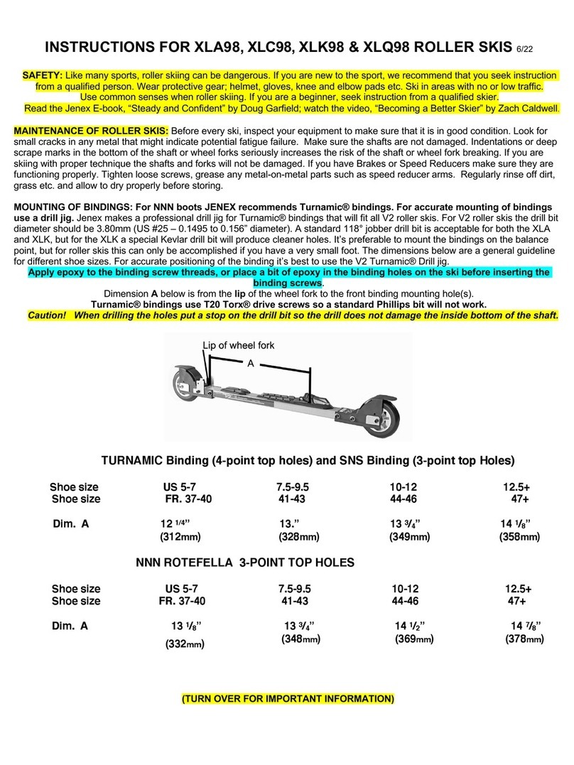 Jenex XLA98 instructions