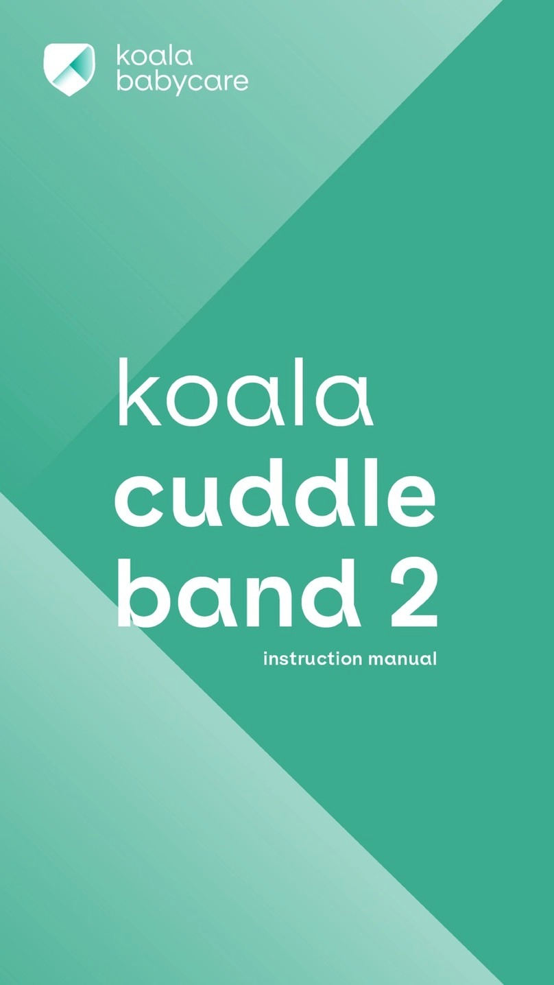 Koala Babycare cuddle band 2 instruction manual