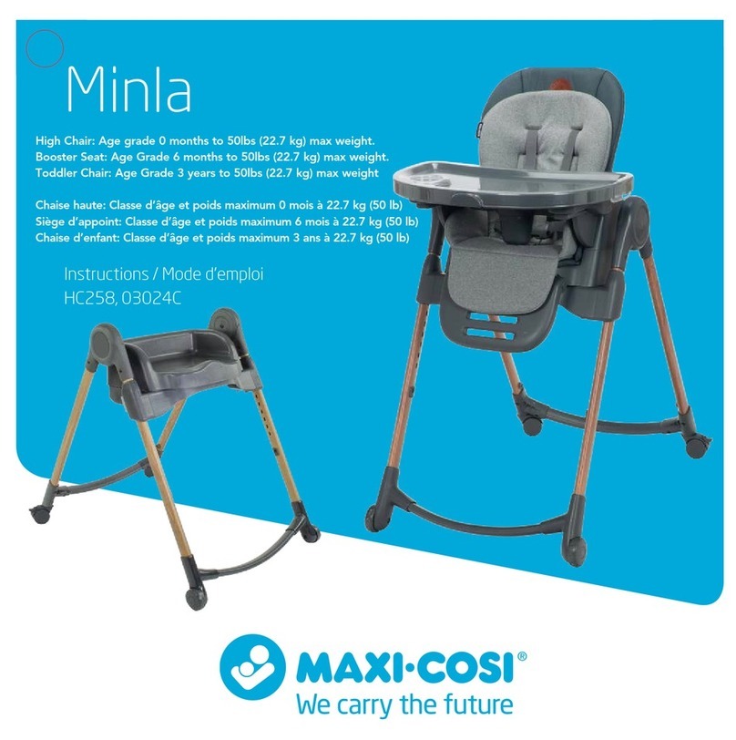 MaxiCosi Minla HC258 instructions