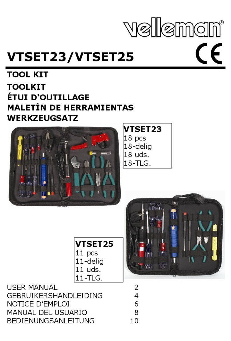 Velleman VTSET23 User manual