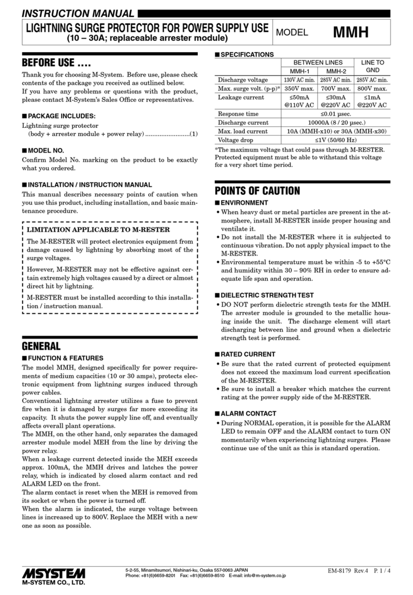 M-system MMH-1 User manual