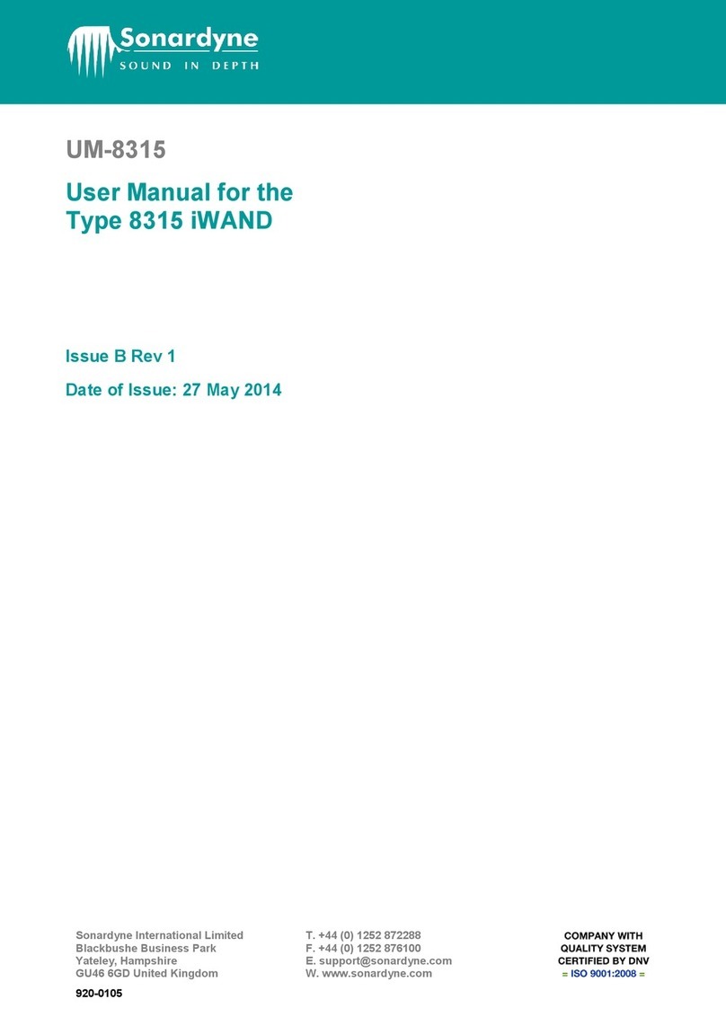 Sonardyne 8315 iWAND user manual