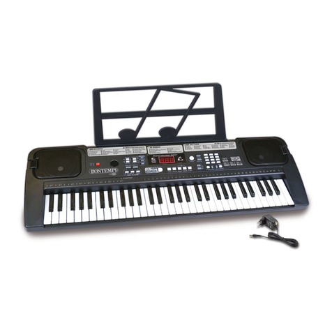 Bontempi Music Academy Genius owner's manual