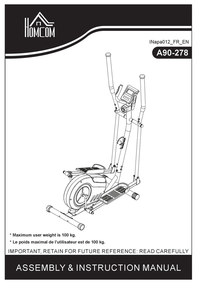 HOMCOM A90-278 Assembly & instruction manual