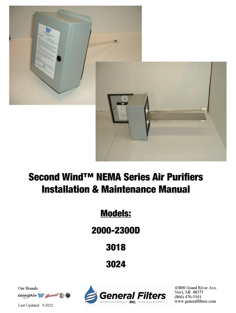 General Filters Second Wind NEMA Series Installation & maintenance manual