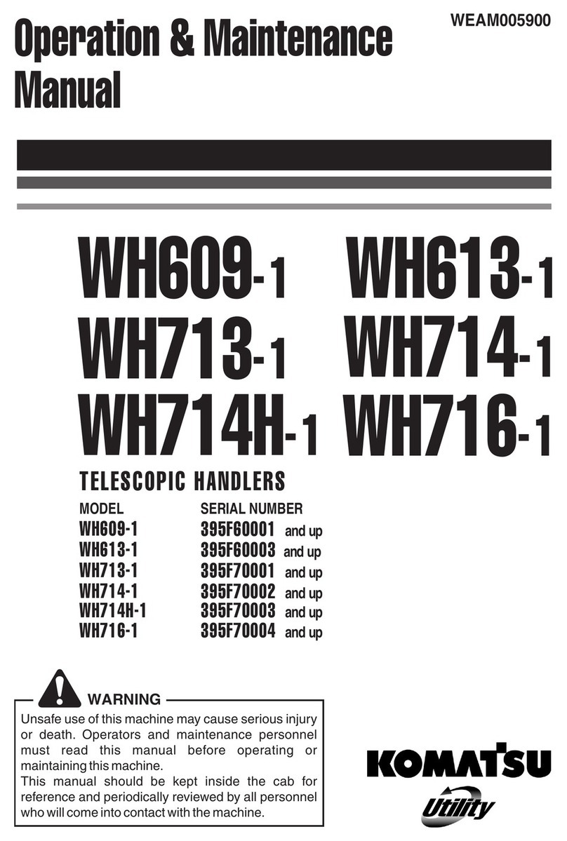 Komatsu Utility WH609-1 Manual