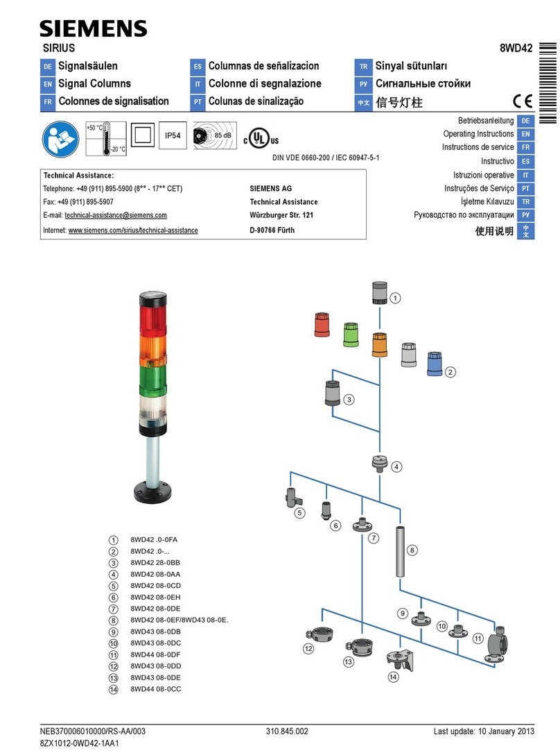 Siemens SIRIUS 8WD42 User manual