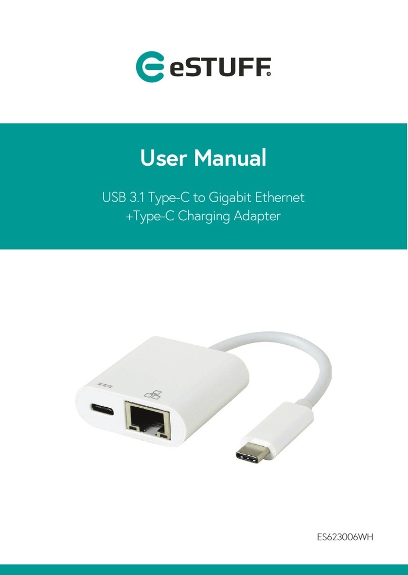 eSTUFF ES623006WH user manual