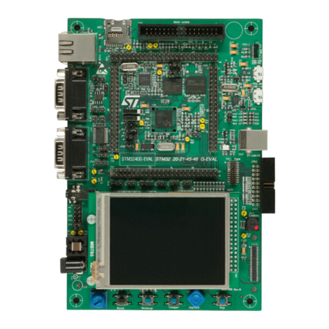 ST STM3240G-EVAL User manual ST STM3240G-EVAL User manual