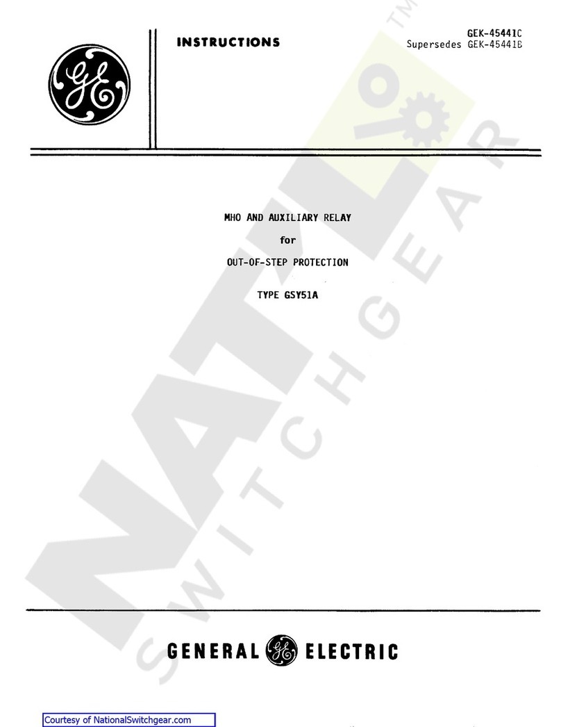 GE GSY51A User manual