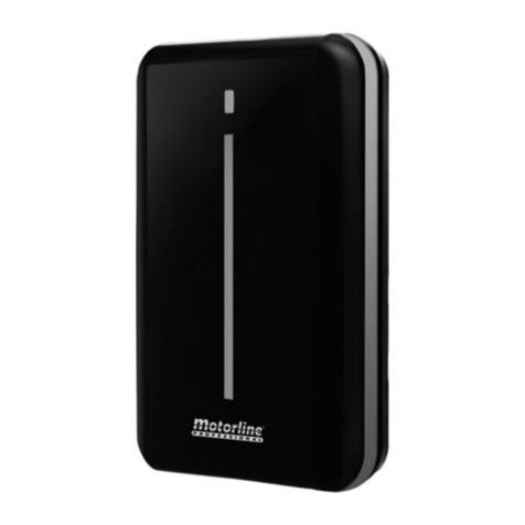 Motorline professional MPXR92MSWBE User& installer's manual