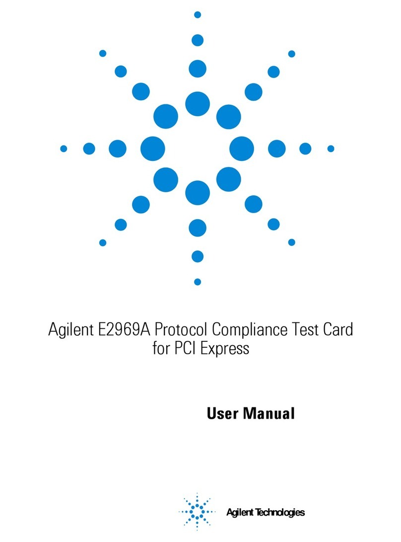 Agilent Technologies E2969A user manual