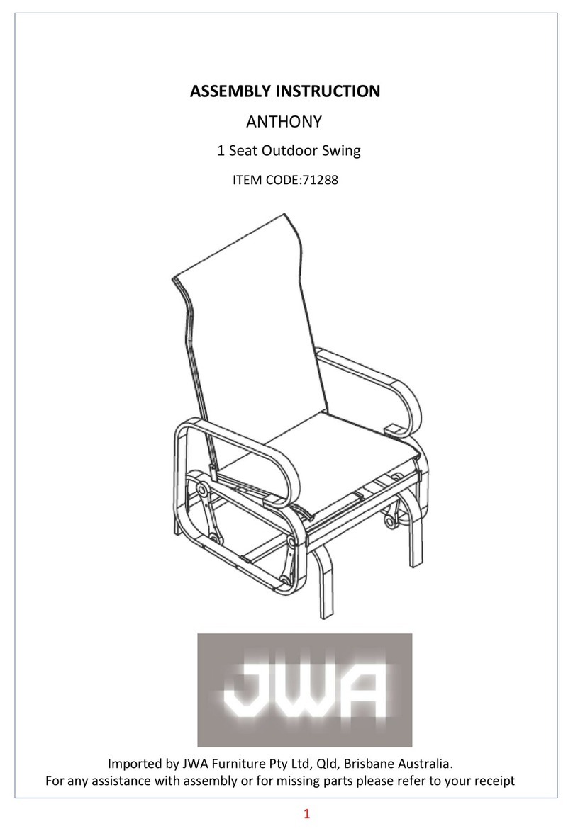 JWA ANTHONY 71288 Assembly instruction