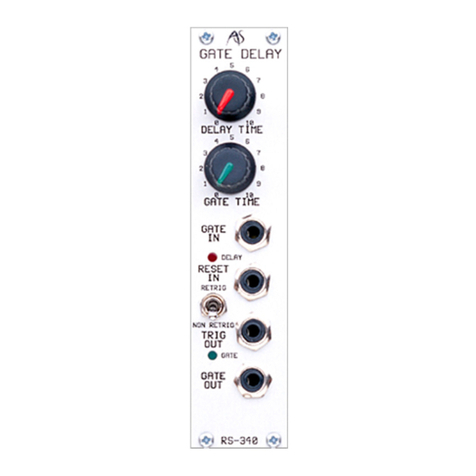 ANALOGUE SYSTEMS RS340 manual